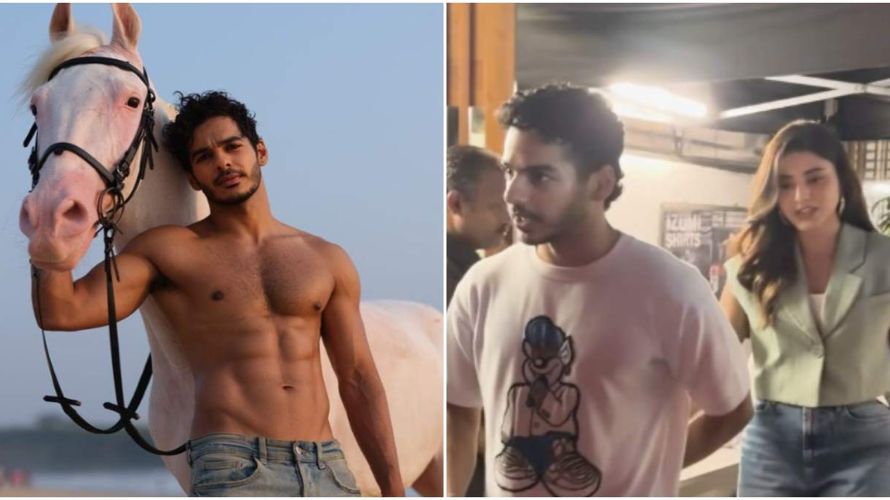 Picture courtesy: Ishaan Khatter/Instagram (L); Pinkvilla/Instagram (R) Ishaan Khatter