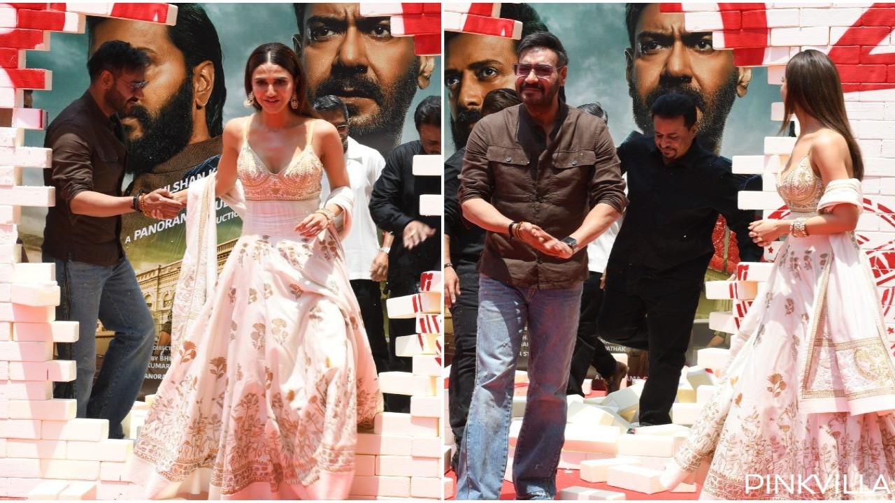 Raid 2 Trailer Launch: Ajay Devgn’s kind gesture for co-star Vaani Kapoor proves chivalry isn’t dead; WATCH