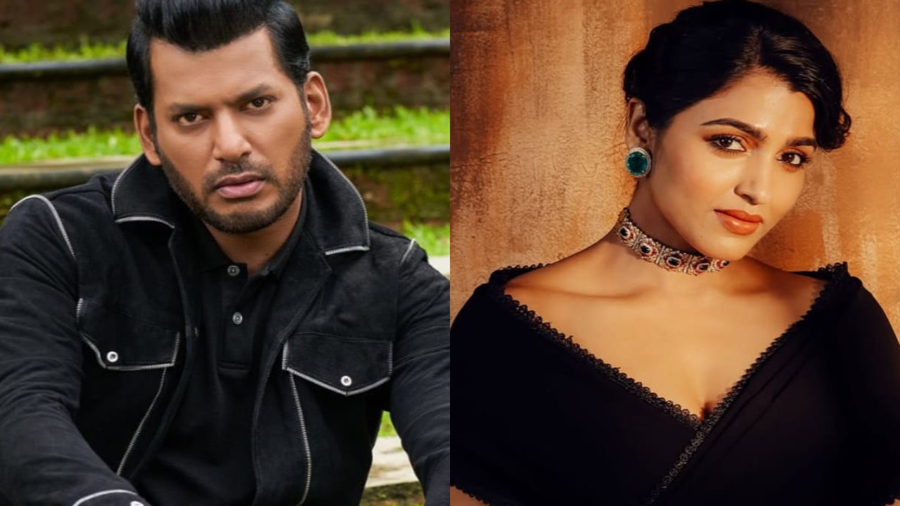 Vishal gives shoutout to his soon-to-be wife Sai Dhanshika, unveils FIRST trailer of he...