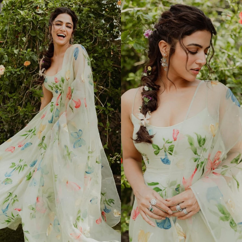 Wamiqa Gabbi looks ethereal in garden-esque hand-painted kurta set worth Rs 68,500 